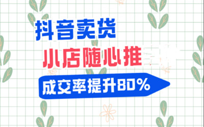 小店随心推是什么意思_小店随心推roi_小店随心推的推广入口